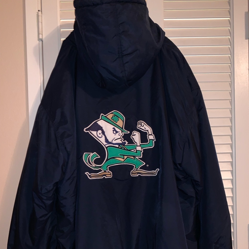 Vintage Champs Notre Dame Starter Jacket XXL